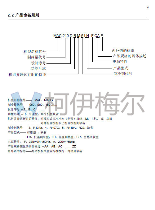 MAC-D Plus風冷模塊機說明書8